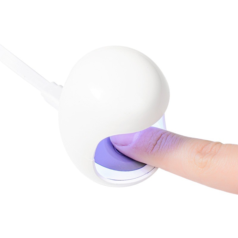 Taifei cáscara de huevo portátil LED mini manicura lámpara de fototerapia de uñas herramientas de manicura interfaz USB secador de esmalte de uñas