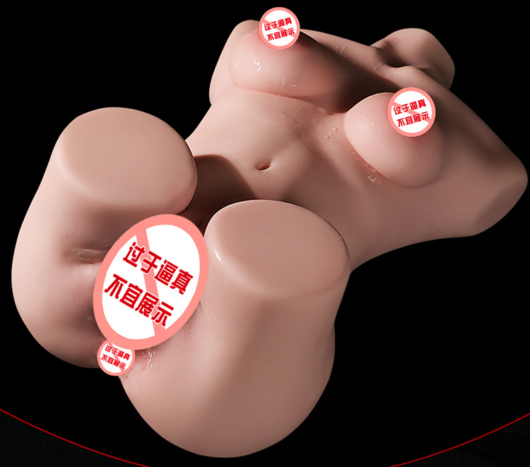 Jiuai Half-Body Realistic Doll Mold, TPE Manual Masturbator for Men — detail image 11