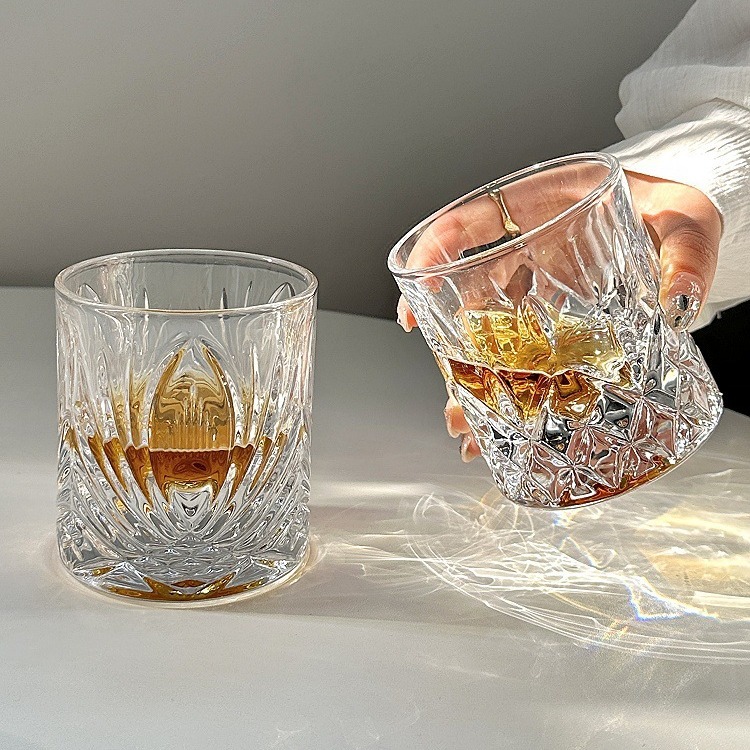 Mesoma ins estilo de fondo grueso cristal whisky Copa Luz de lujo de vino hogar taza de agua vaso de cerveza