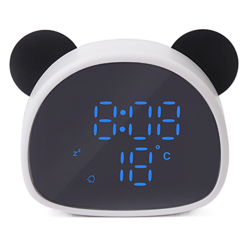 Panda despertador artefacto Niños Niñas niños escritorio inteligente fuerte despertador Internet celebridad reloj electrónico