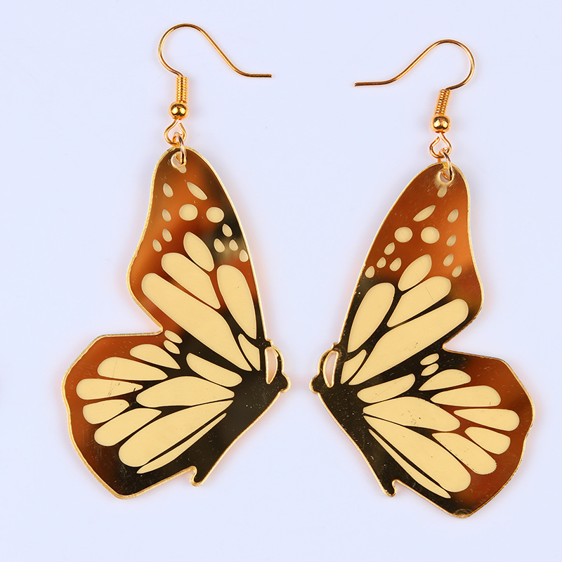 1 Paire Mode Papillon Arylique Femmes Boucles D'oreilles display picture 2