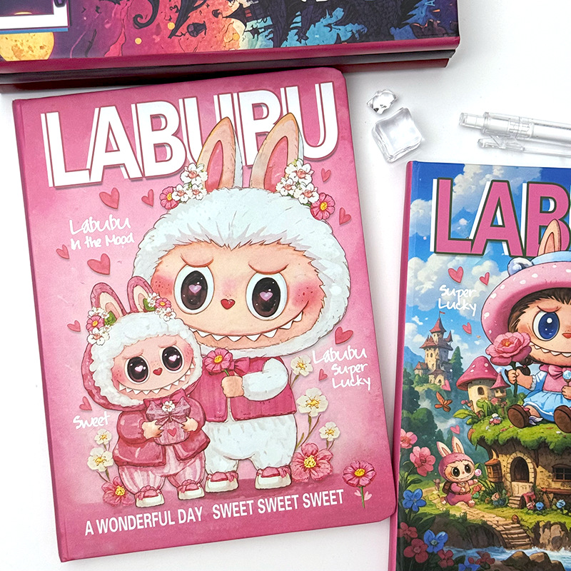 新しいラブブ a5 ノートブック高価値漫画水平線ノートブック漫画ハンドブック学生超厚手のメモ帳