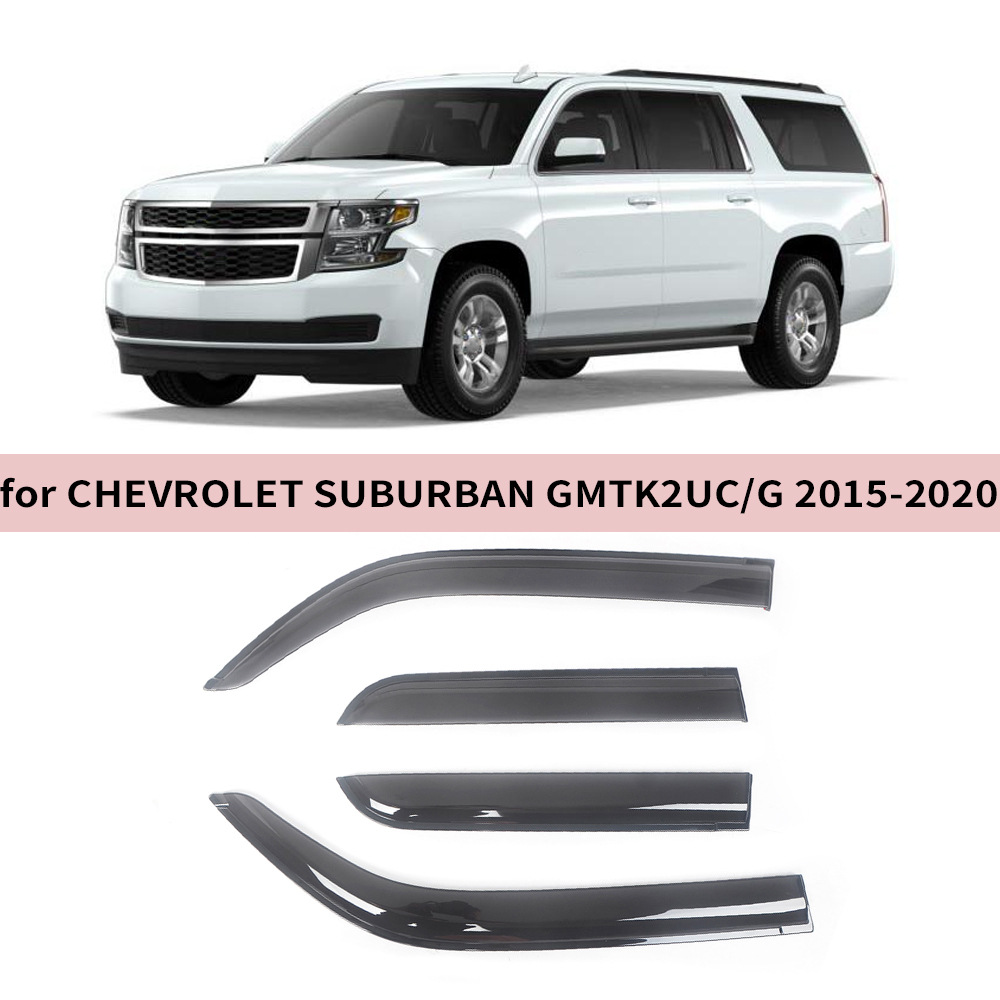 Chevrolet Chevrolet SUBURBAN 2015-2020 Weather Shields Side Window Deflectors (Rain shield) - for-chevrolet-suburban-2015-20204pcs
