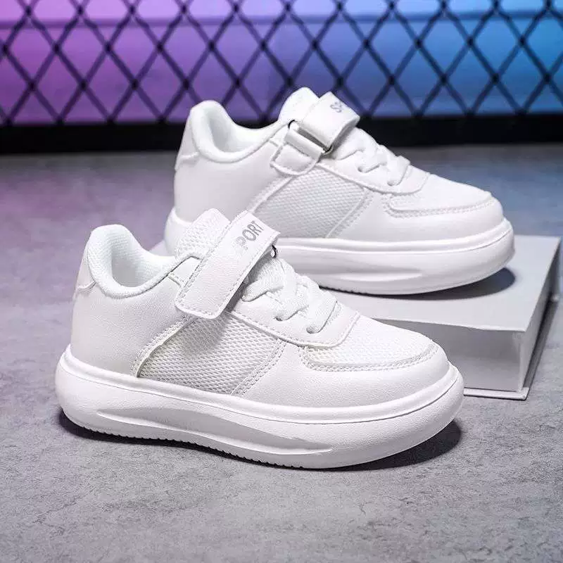 Детская обувь, детские белые туфли, белые кроссовки для мальчиков, кроссовки для девочек в кампусе, дышащая сетчатая детская летняя обувь для детского сада.