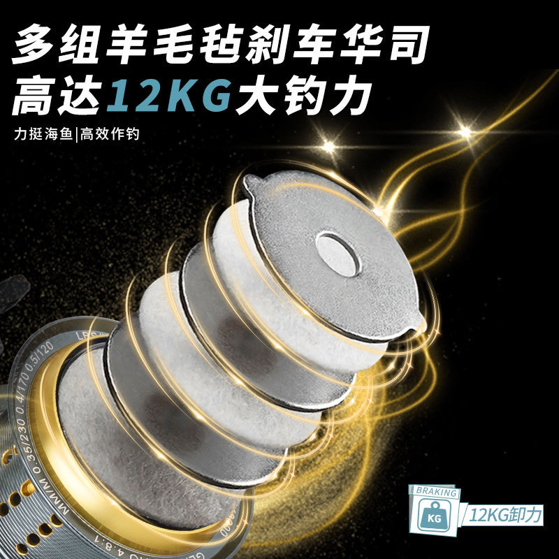 Jingke Spinning Wheel Big Fish Long Shot Wheel オールメタル ギャップフリー 10000 アンカー フィッシング ホイール シーロッド ホイール フィッシング ホイール|undefined