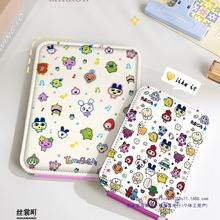 拓麻歌子学生宿舍便携式高清折叠镜台式镜家用双面全包化妆镜蚕丝