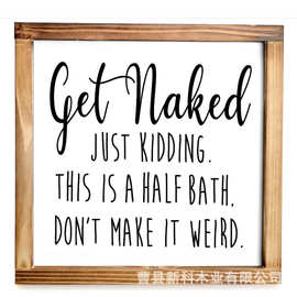 亚马逊新品 创意复古木质相框装饰 木质墙上艺术仿旧色壁挂装饰