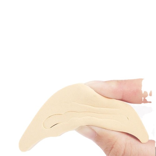 Manufacturer wholesale sponge high heels head plug half size large anti-pain super soft anti-slip anti-fall heel and forefoot pad for women