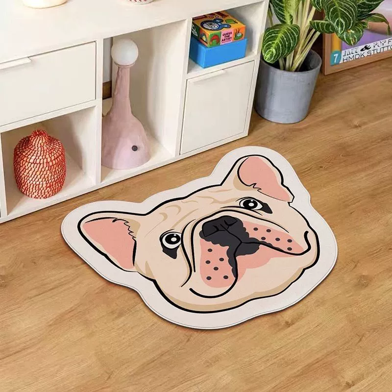 Забавный мягкий коврик для кровати, коврик