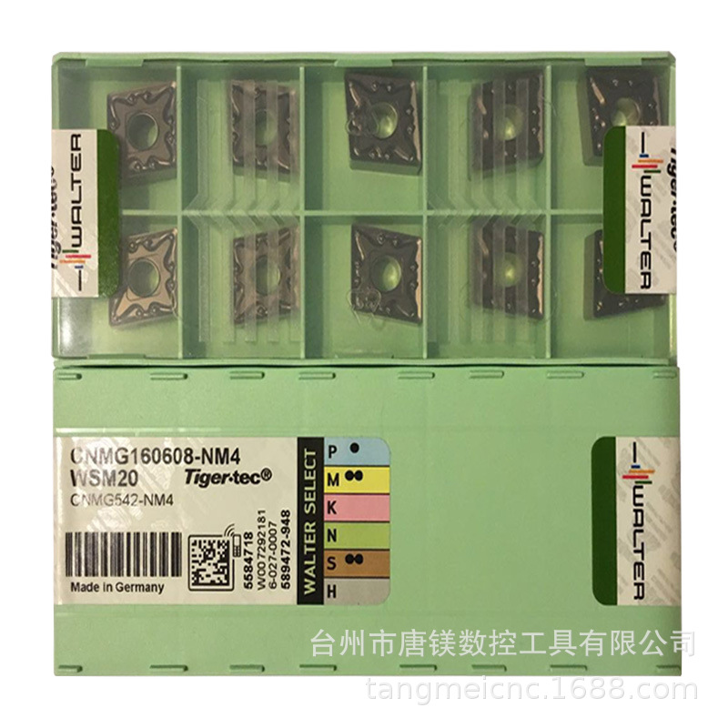 WALTER瓦尔特CNMG160608-NM4 WSM20/WSM10数控四方不锈钢车削刀片