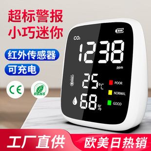 Temperature and humidity meter air quality detector gas analyzer co2 tester instrumentation environment detection