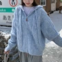 宽松新款秋冬连帽毛衣
