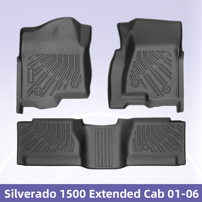 Para Silverado 1500 Extended cab 2001 - 2006 3D TPE para todos los tiempos