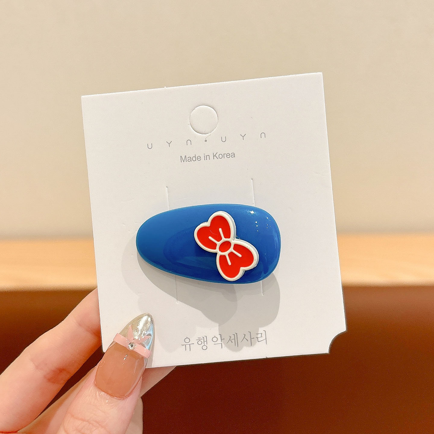 Clip de cabello de flor de leopardo para mujeres clip de cabello de alto nivel frente clip de frangeo 2025 nuevo clip lateral clip de cabello toque