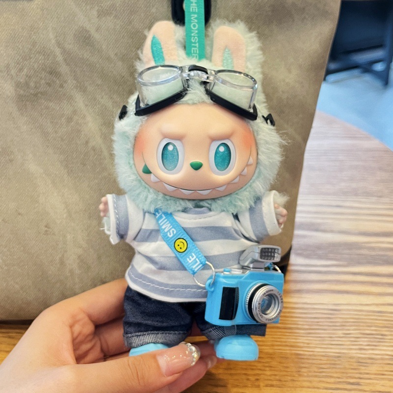 拉布布娃衣着替labubu公仔一二三代可用前方高能衣服套装不含娃娃|undefined