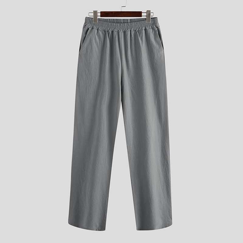 Men's Solid Color Pants Sets Men's Clothing display picture 14