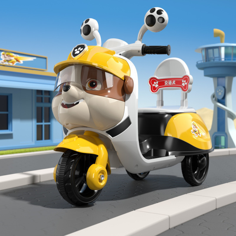 노란색 + 단일 드라이브 조기 교육 음악 + 소형 시간 배터리 2개