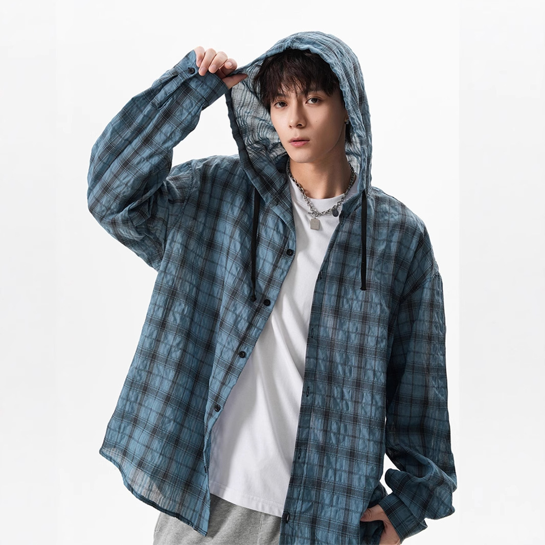 Demi-season retro trend fashionable shirt for men and women