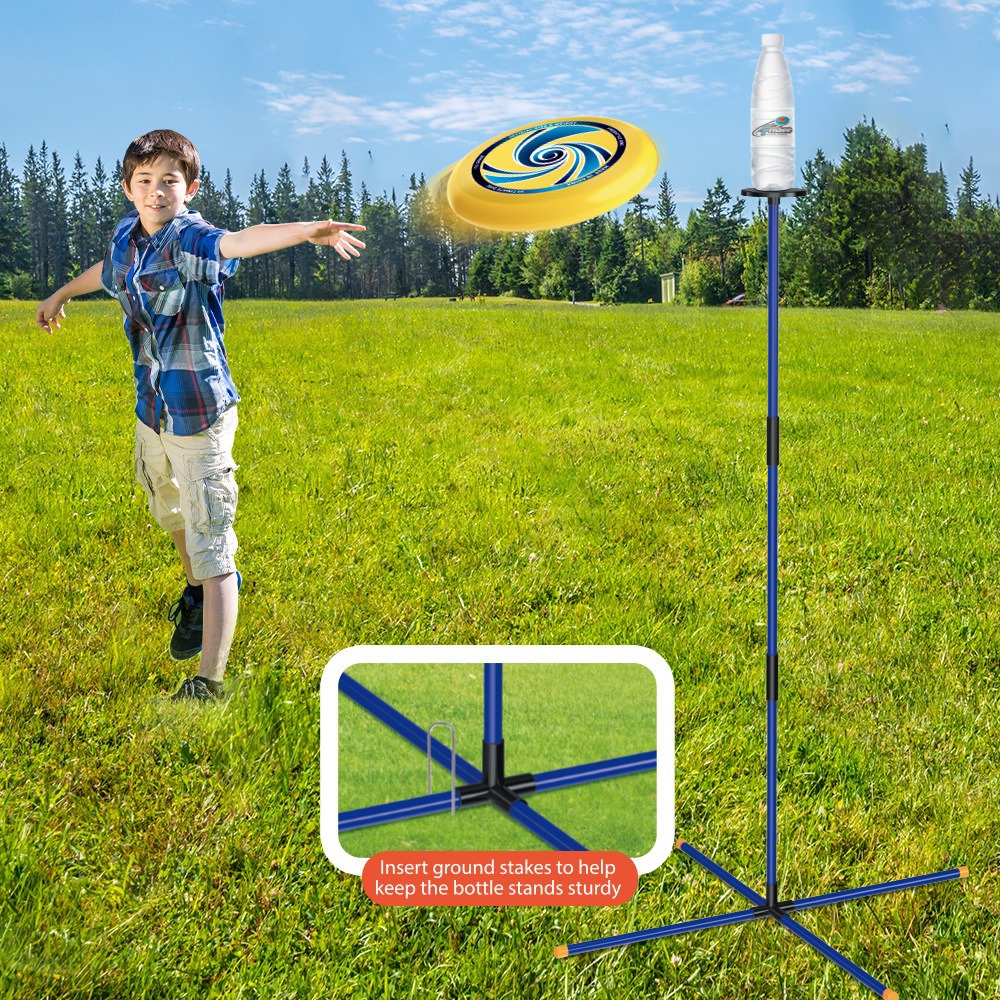 Transfronterizos infantiles Frisbee lanzamiento juguete de botella de agua interior y exterior interacción padre-hijo mano lanzamiento Frisbee conjunto lote