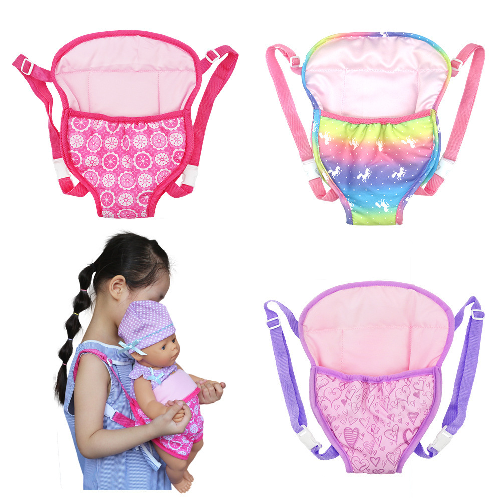 Cross-Border Manufacturer Direct Supply 18inch American Girl Doll Backpack Strap 43cm Baby Accessories Children's Bag