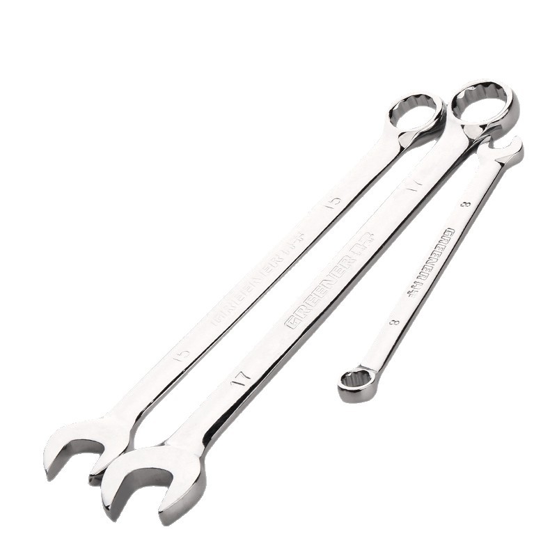 Llave de doble propósito / espejo rápido trinquete llave de ciruela abierta llave de doble cabeza mano rígida