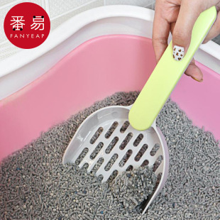Free Shipping/10Y Cat Litter Scoop Ab1S65 - Toilet Cat Cleaning Supplies, Toilet Scoop with Fine Holes and Thickened Holes