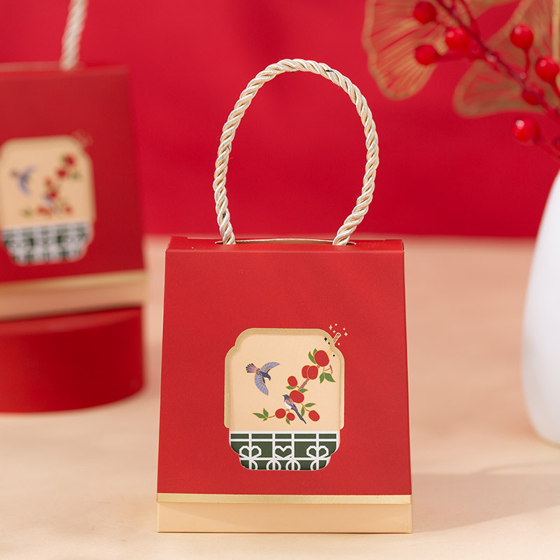 結婚喜糖箱中国式結婚式喜糖包装袋ins風お土産婚約お返し糖果箱|undefined
