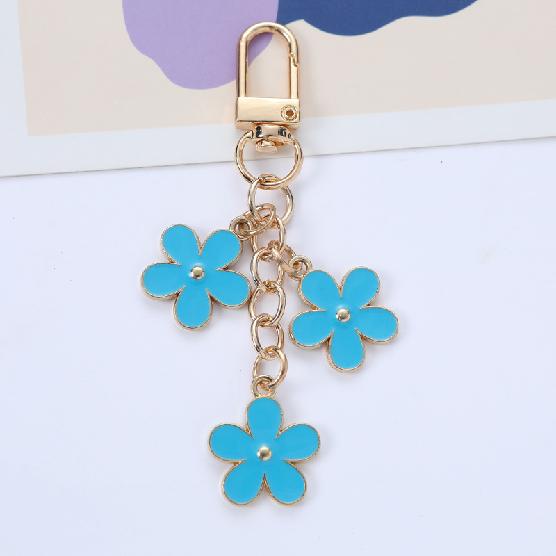 Sweet Flower Alloy Unisex Keychain display picture 3