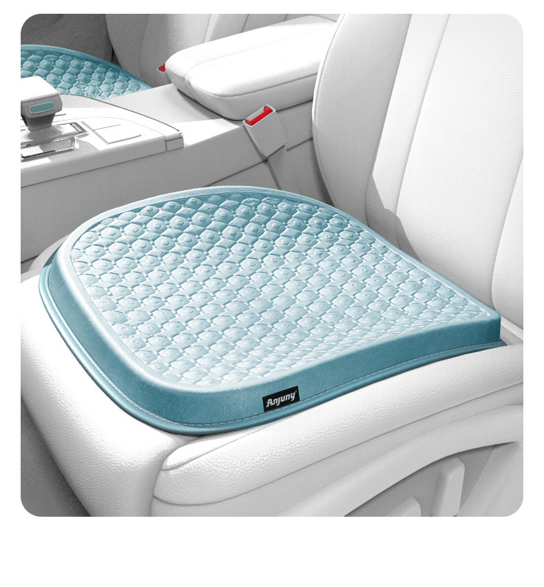 Car Seat Cushion Summer Cooling Cushion Driver Driver Single Seat Breathable Neutral Gel Anti-Slip Car Butt Cushion