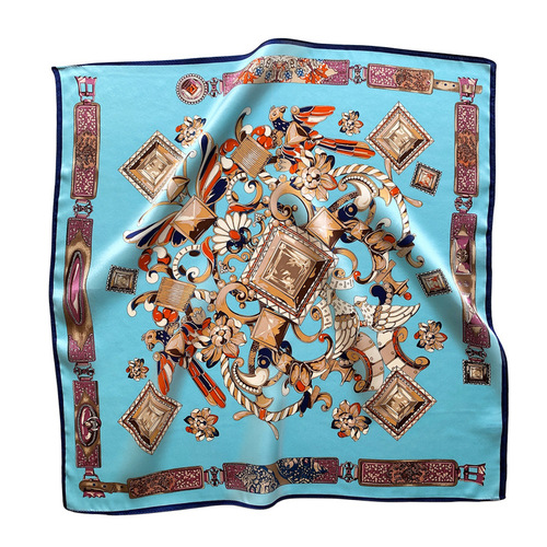 New mulberry silk fashionable decorative silk scarf for women spring, summer and autumn silk professional square scarf