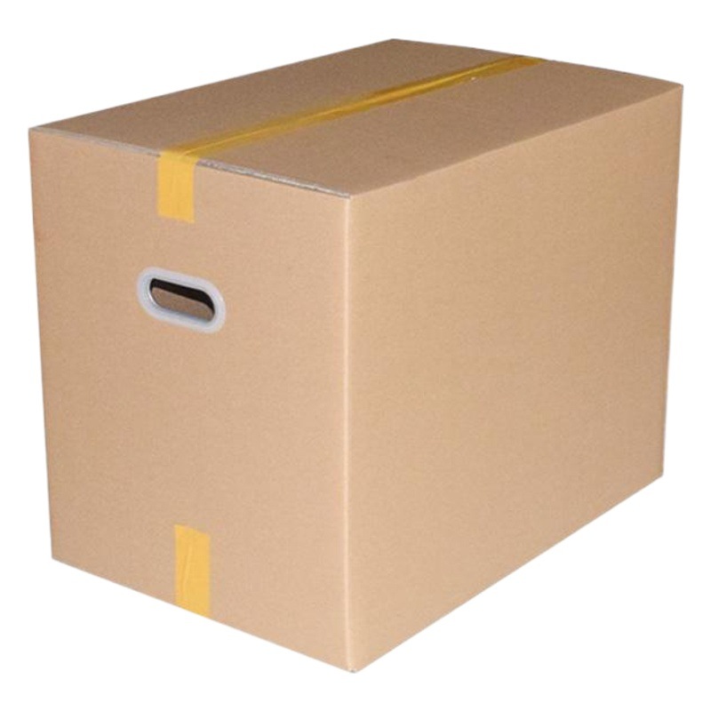 Fábrica de cartón grande extra duro de cartón móvil al por mayor de cinco capas super duro cartón corrugado expreso caja de papel de embalaje