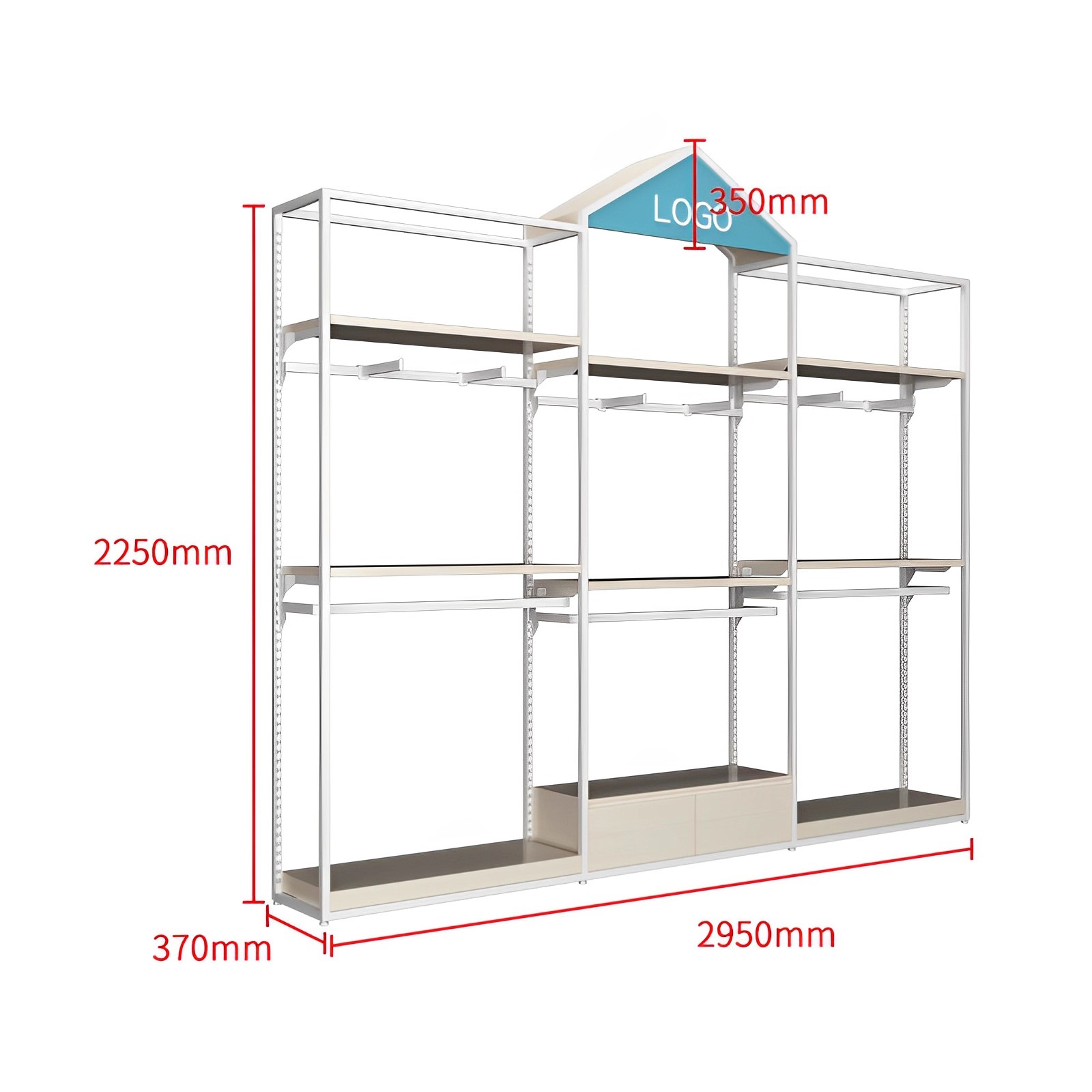 Tienda de ropa infantil estante de exhibición estante de exhibición estante de ropa infantil estante de exhibición especial para tiendas de madres y bebés de hierro forjado exhibición colgante de ropa