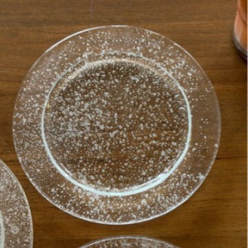 New raindrop bubble glass tray, creative bubble design, Japanese-style, Instagram-worthy, handmade coffee and dessert serving tray