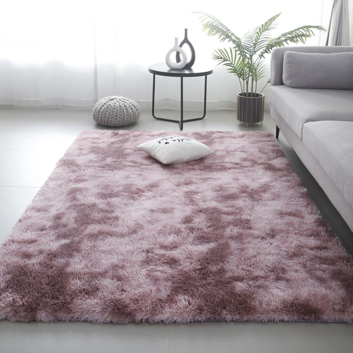 Thick Carpet for Bedroom Girls, Stain-Resistant Bedside, Living Room, Tatami Room, Large Area Full Carpet