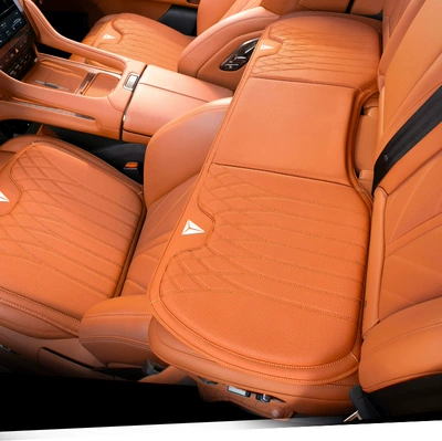 Waist support – Pillow Car Supplies - model-b-emma-orange-dark-blue-front-and-rear-seat-cushions-three-piece-set
