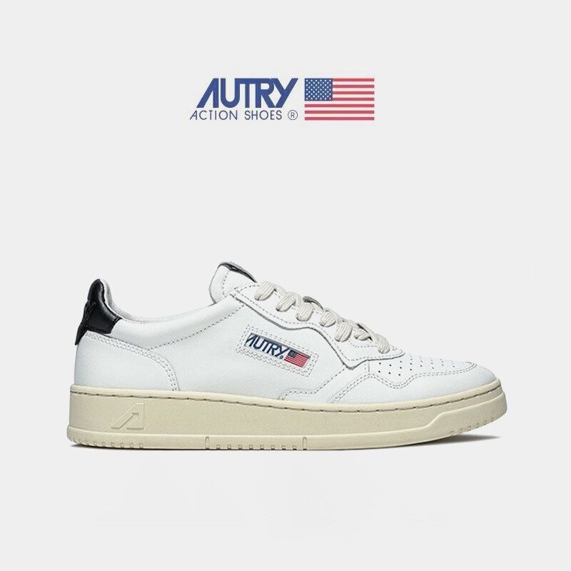 Autry Women's White Sneakers 2025 Model Women's Shoes Ept Classic Black and White Retro Thick-Soled Casual Sneakers Autry Women's White Sneakers 2025 Model Women's Shoes Ept Classic Black and White Retro Thick-Soled Casual Sneakers