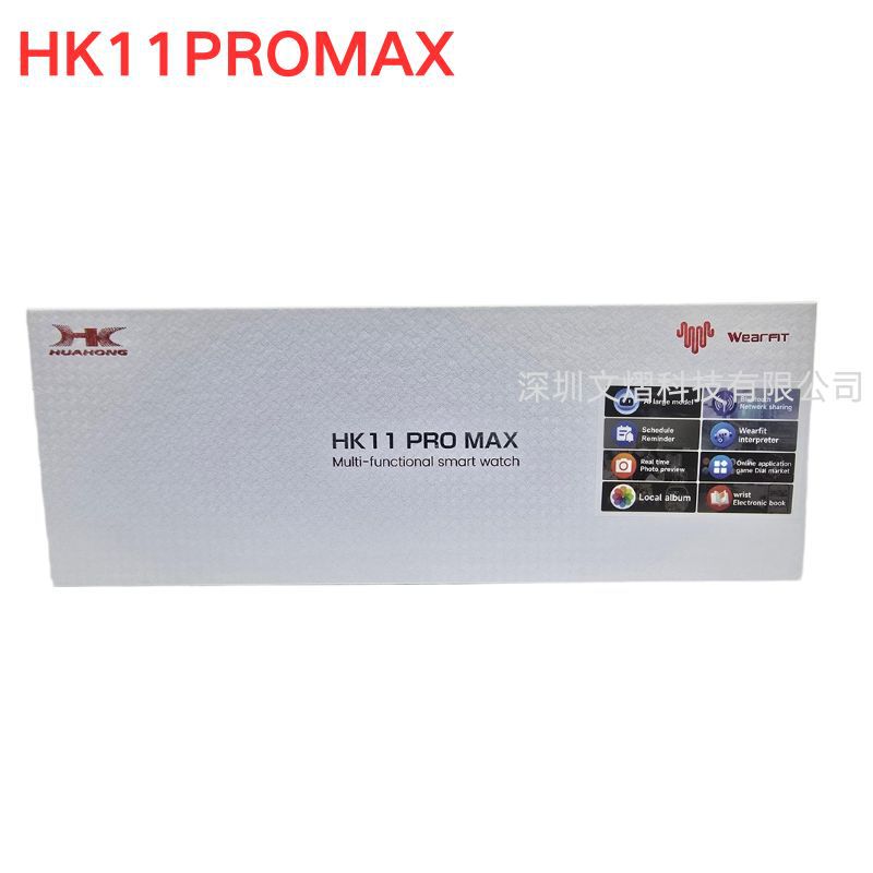 Reloj inteligente HK con grabación de inteligencia artificial, música Bluetooth y funciones inteligentes, modelo Joe Boss HK11Promax.