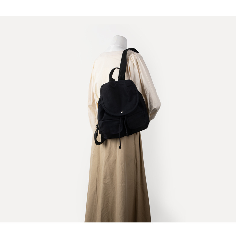 Damen Canvas Rucksack Minimalistischer City Rucksack Für Pendler_voghion.com