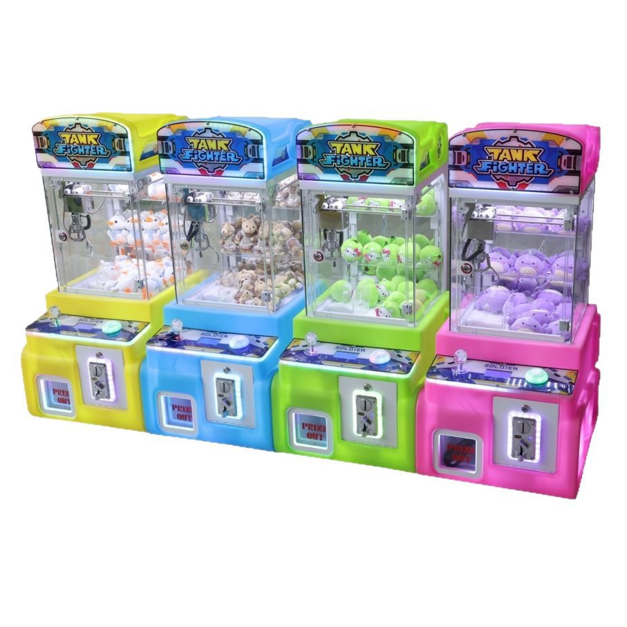 Máquina de garras pequeña para niños, mini muñeca de rotomoldeo, máquina boutique de juguetes, equipo de videojuegos que se inyectan monedas, México transfronterizo