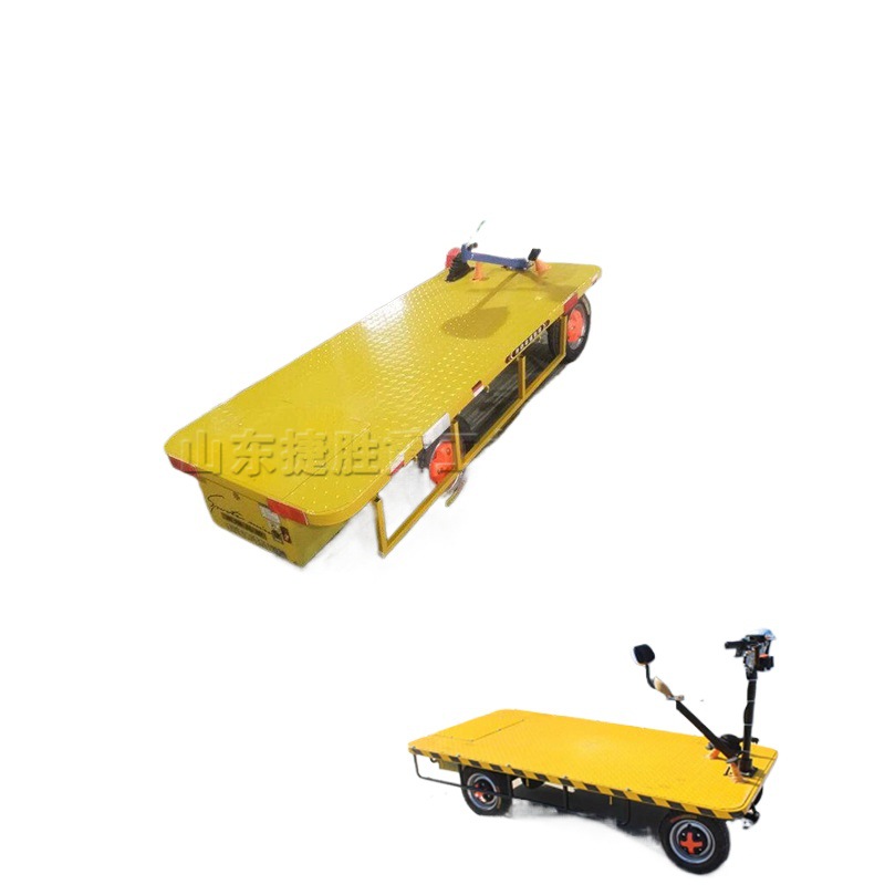 Camión plano eléctrico de cuatro ruedas de construcción ferroviaria urbana y rural camión tipo coche eléctrico hacia adelante y hacia atrás