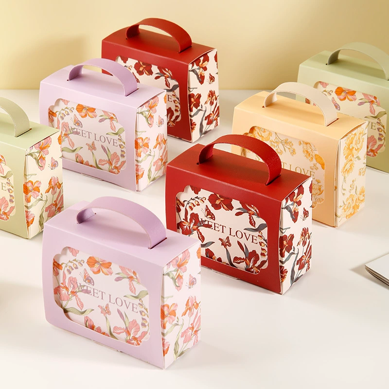 2023 Новое поступление Свадебная складная коробка для конфет маленькая Подарочная коробка портативная коробка для конфет пустая коробка ниша