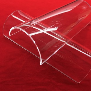Processing Edge Fire Polishing Arched Sheet Transparent Quartz Sheet Quartz Half Tube Arched Sheet