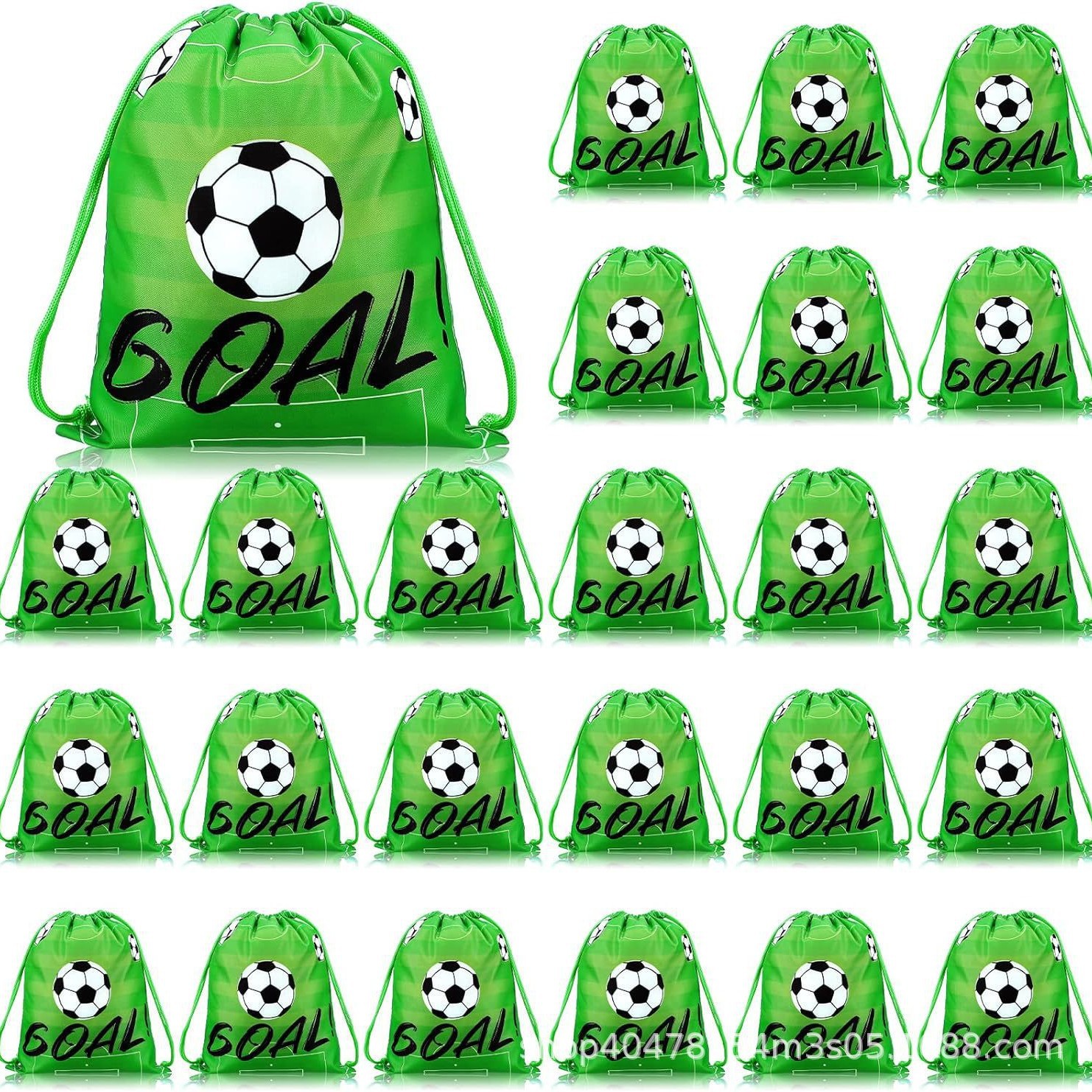 足球世界杯七双肩抽绳背包袋子便携收纳袋涤纶手提抽绳袋束口袋