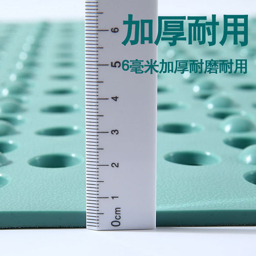 Wholesale bathroom square non-slip massage water-proof foot mats bathroom bathing elderly children anti-fall hollow floor mats