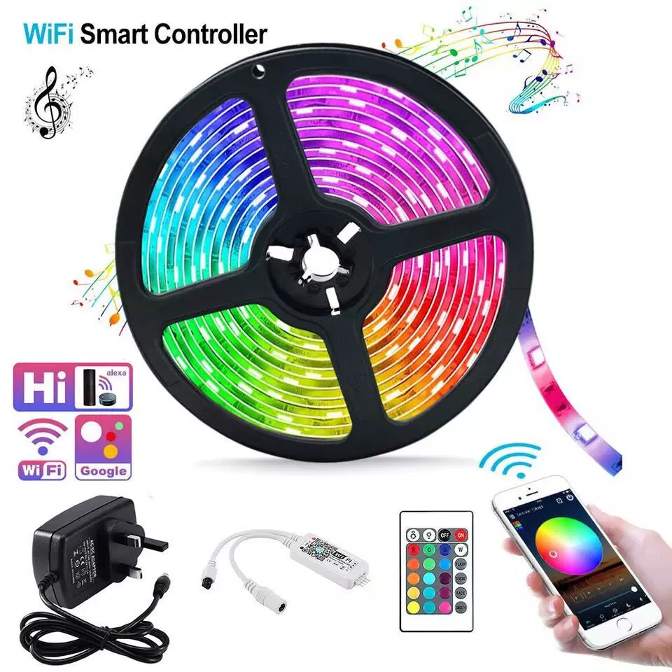 RGB-светильник 12VRGB с 2835wifi Bluetooth APP, 24 клавиши, 44 клавиши, 15 метров/20м водонепроницаемость, цветной конь