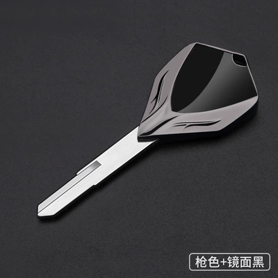 Motorcycle Key Cover Suitable for Kawasaki - gun-color-mirror-black-cq-040
