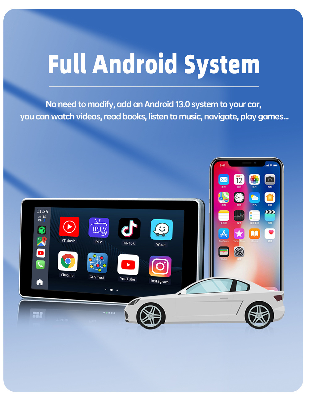 Carlinkit Qualcomm 6125 Connected Car Smart Box Car Wired to Wireless Carplay Car Box