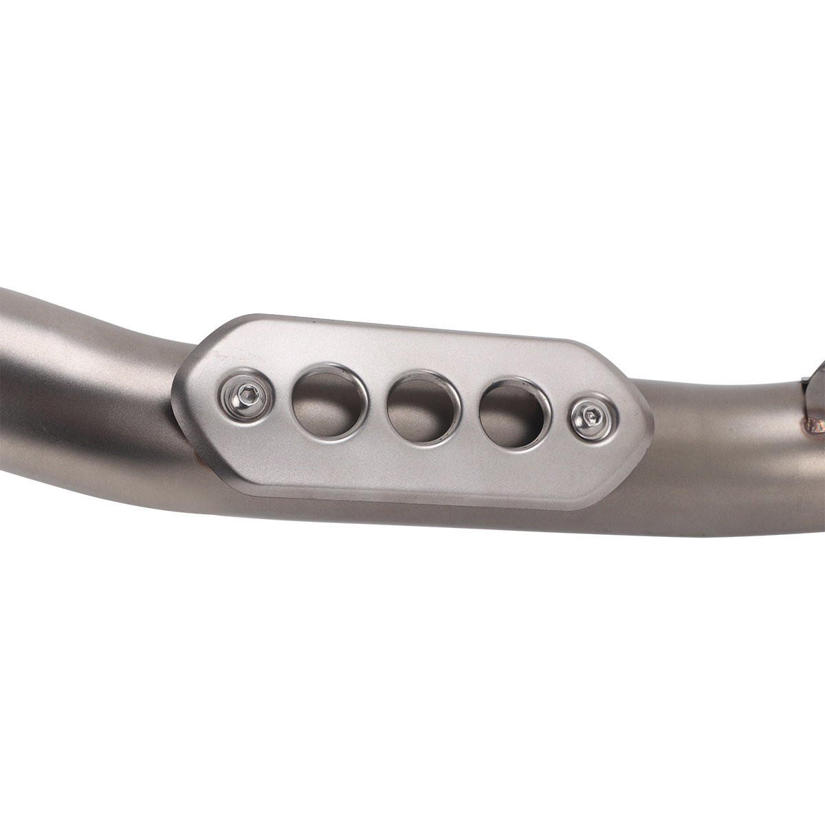 Suitable for modification of the CFMOTO 450MT motorcycle exhaust pipe, 450MT front section fully connects to the original factory diameter muffler