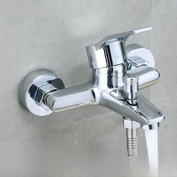 Shower Faucet Hot and Cold Mixing Valve Bathroom Three-In-One Two-In-One Bathtub Water Heater Simple Shower Set Switch