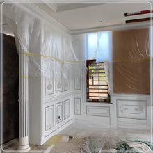 佛山纯实木衣柜定制法式雕花描银衣柜门定做原木整体衣柜定制工厂